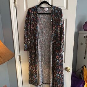 LuLaRoe Multicolor Sarah Cardigan -Size M